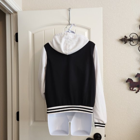 New Look LA Raiders Varsity Jacket Black/White - Picture 4 of 6